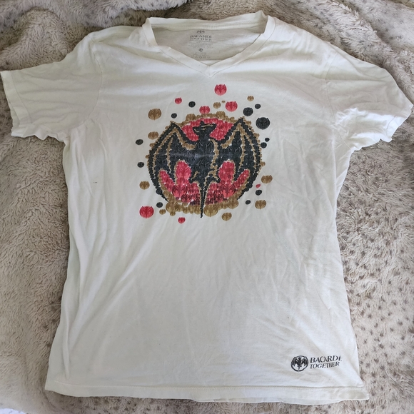 Bacardi Other - Bacardi White Short Sleeve Tee